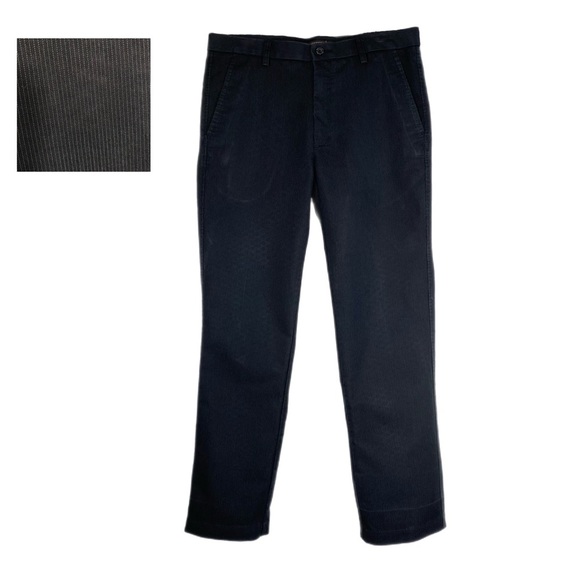 Docker’s Men’s Pinstriped D1 Slim-Fit Flat-Front Pants 34/34 - Picture 1 of 6